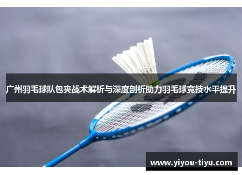广州羽毛球队包夹战术解析与深度剖析助力羽毛球竞技水平提升